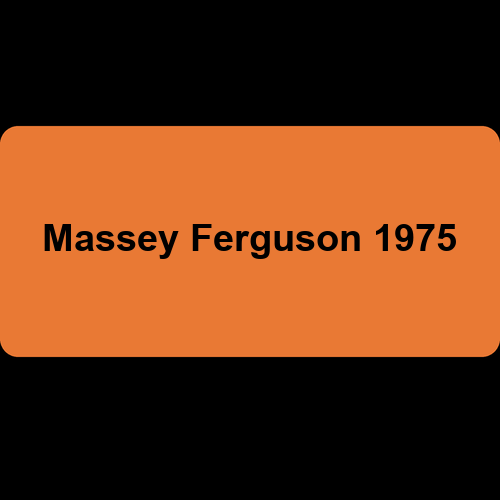 Massey Ferguson 1975